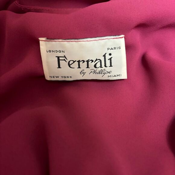 Ferrali by Philippe Vintage Magenta Maxi Dress | EUC - Picture 10 of 10